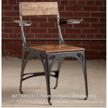 Chaise de siège en bois industrielle